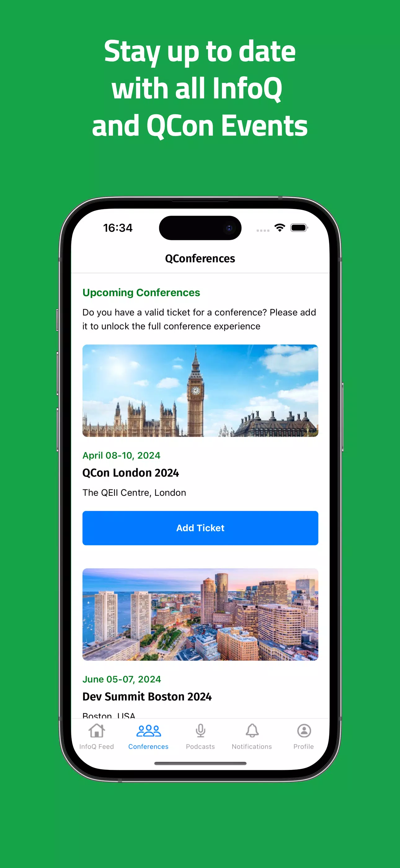 InfoQ Mobile 스크린샷