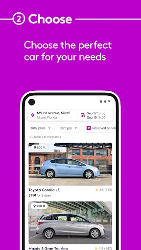 Ảnh chụp màn hình của Getaround