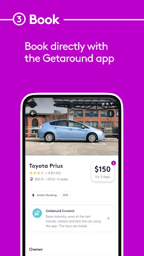 Ảnh chụp màn hình của Getaround