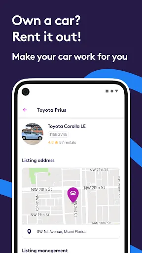 Ảnh chụp màn hình của Getaround