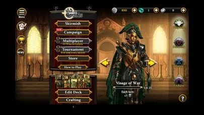 War of Omens Deck Builder CCG应用截图