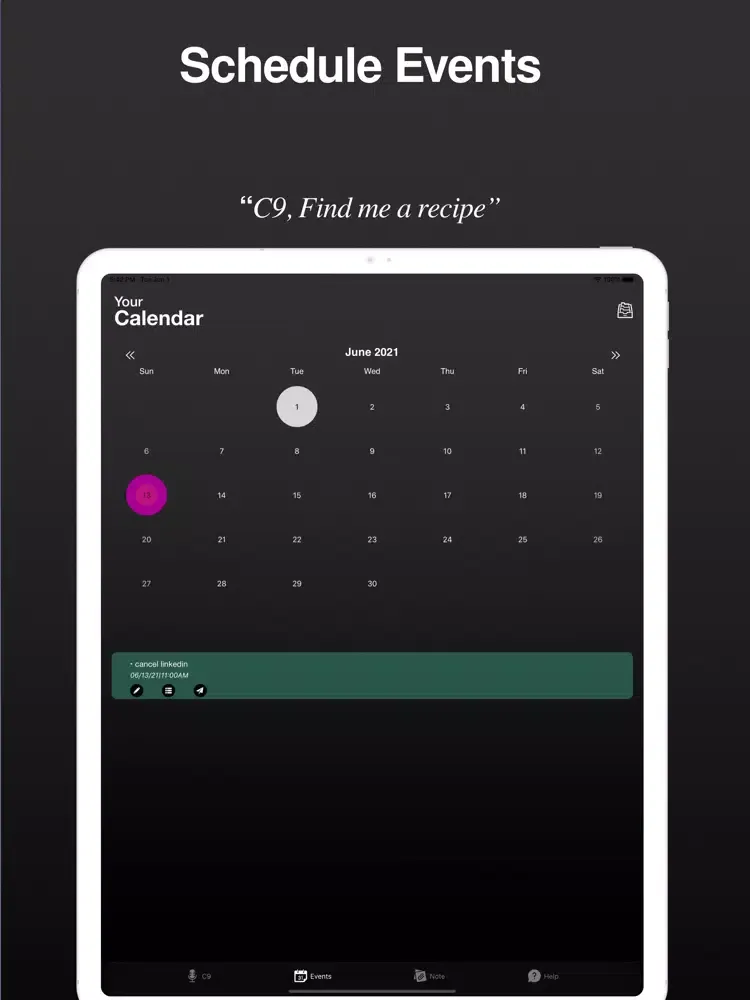 Screenshot di C9 Companion - Productivity AI iPad 