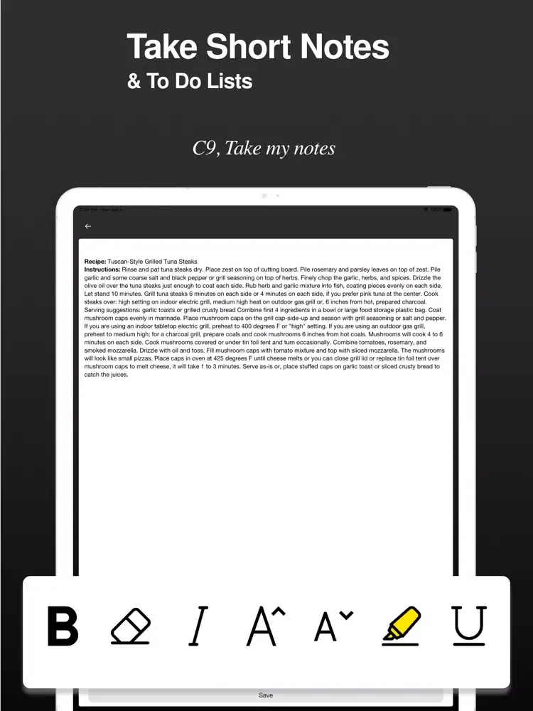Screenshot di C9 Companion - Productivity AI iPad 
