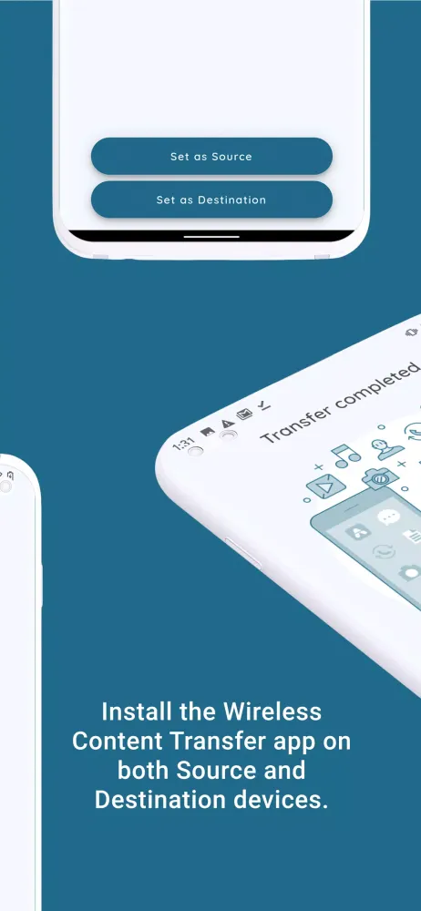 Device Content Transfer Screenshots