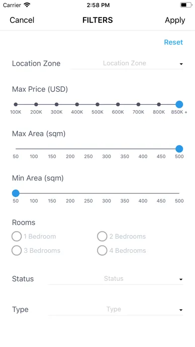 Ảnh chụp màn hình của CA Real Estate LB & UAE