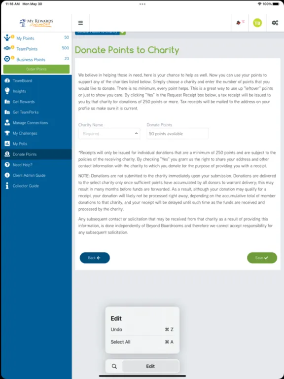 Teamo (Canada) iPad 应用截图