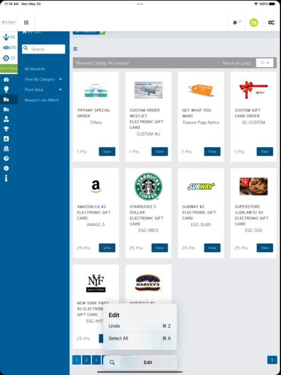 Teamo (Canada) iPad 应用截图