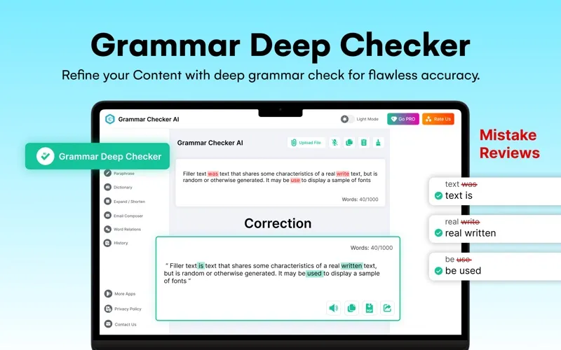 AI English Grammar Check Spell应用截图