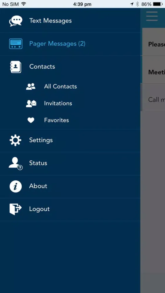 CAST Secure text messaging for healthcare سکرین شاٹس