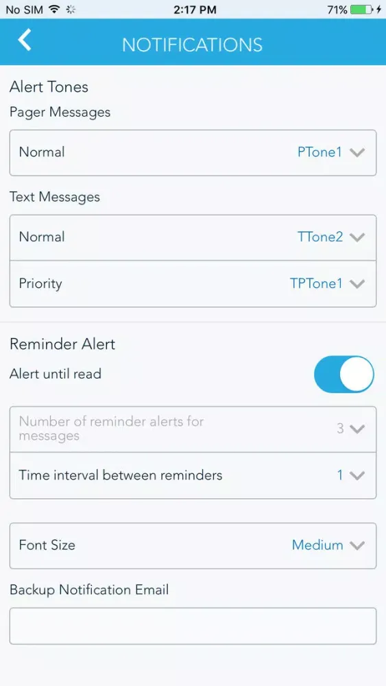 CAST Secure text messaging for healthcare سکرین شاٹس