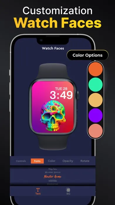 تصاویر Watch Faces Gallery - Widgets