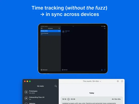 Screenshot di Hours Tracker Clock in out iPad 