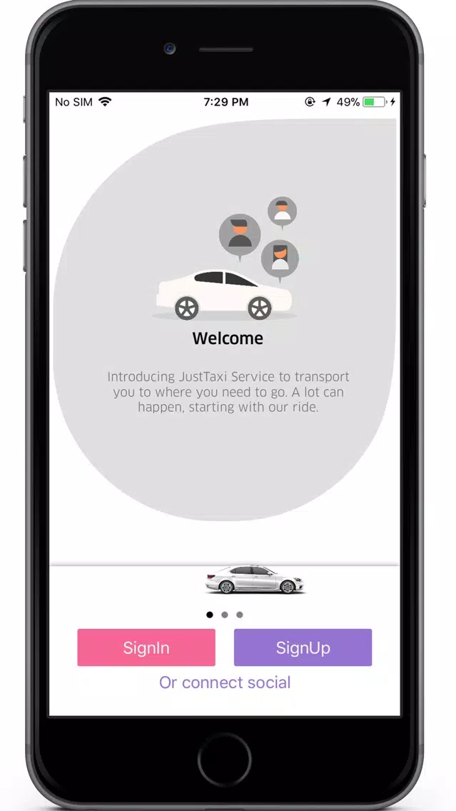 Just Taxi User スクリーンショット