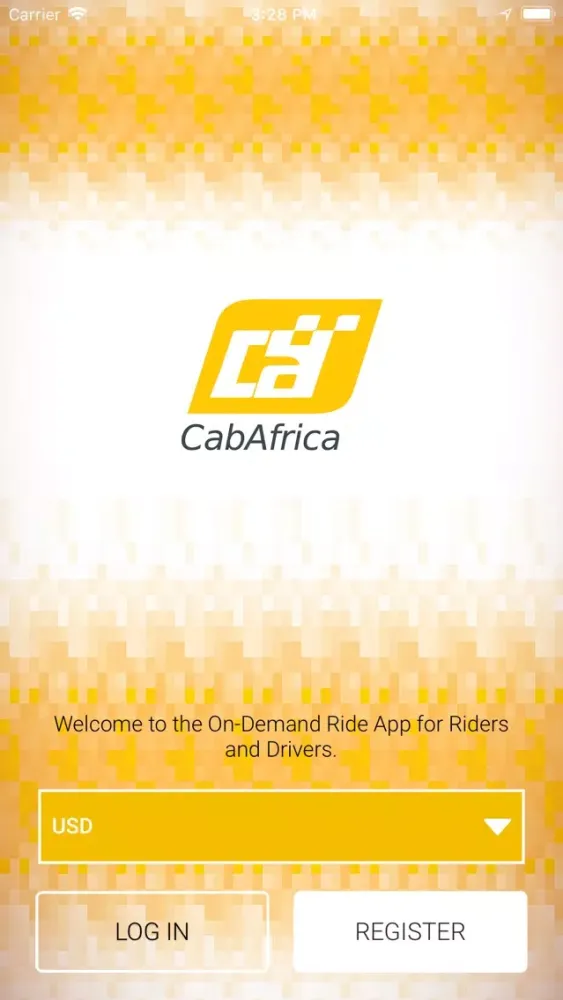 Ảnh chụp màn hình của CabAfrica Driver