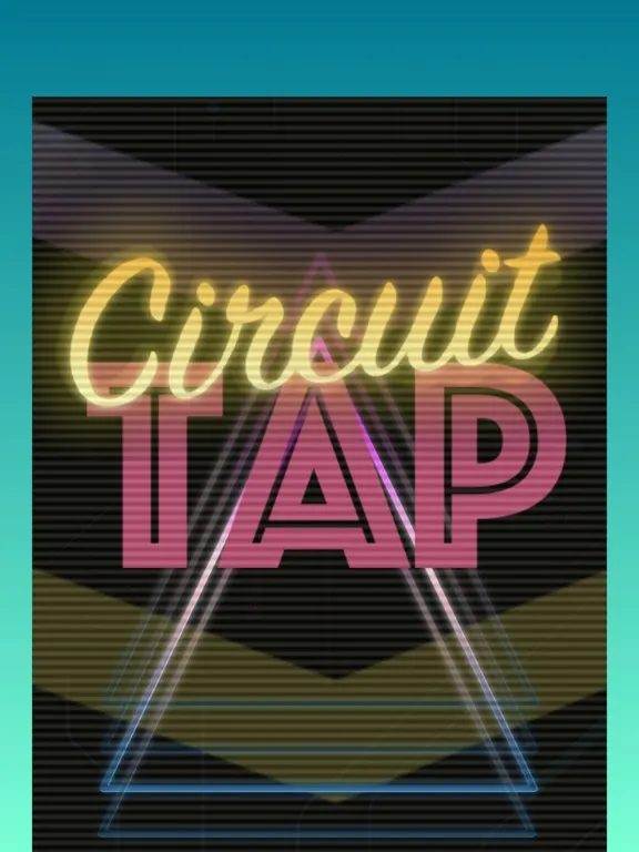Tangkapan layar circuit tap - 80s tap game iPad 