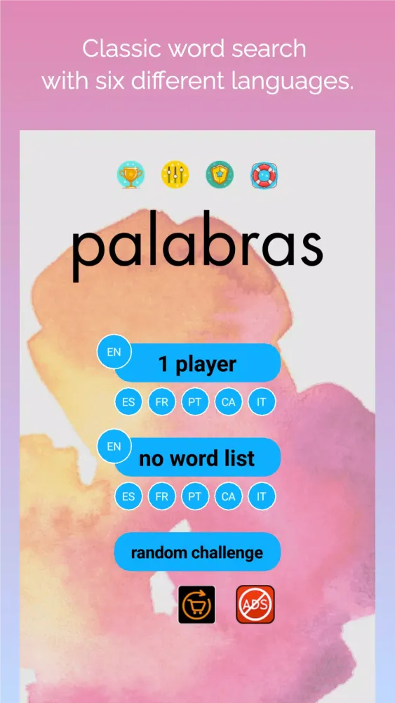 busca palabras: sopa de letras Screenshots