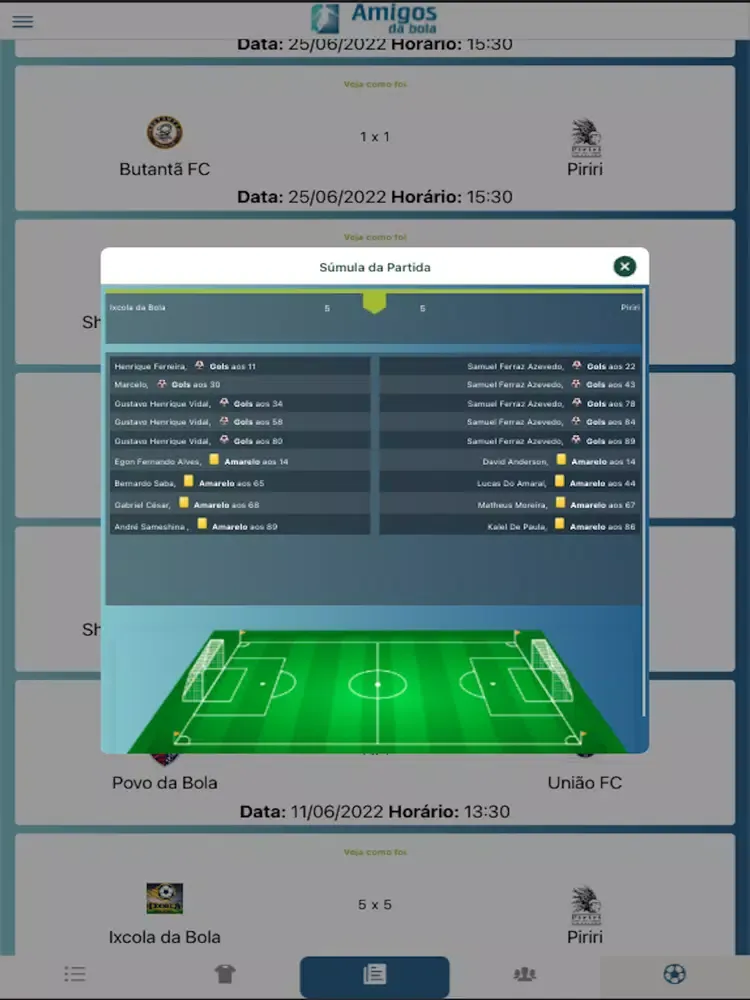 Amigos da Bola iPad  Screenshots