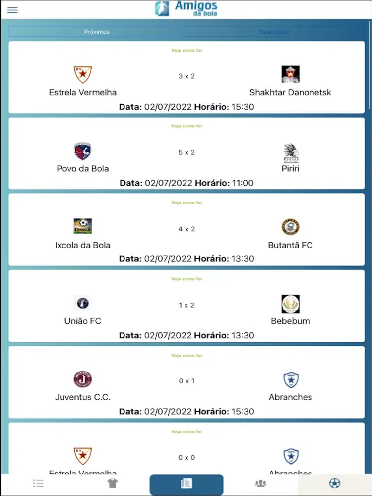 Amigos da Bola iPad  Screenshots