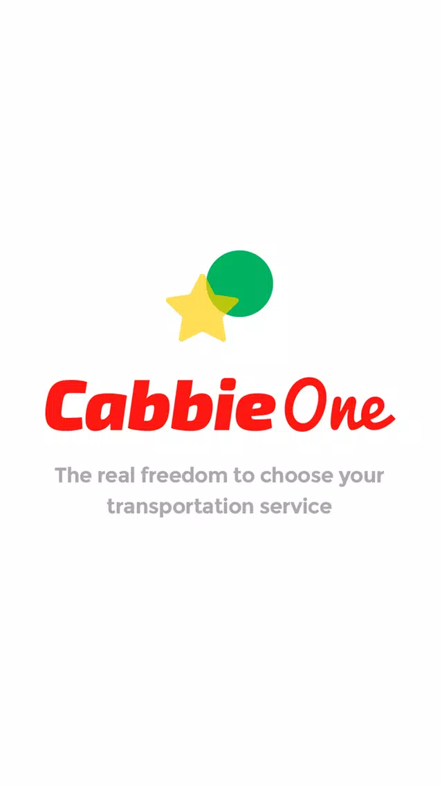 CabbieOne Passenger Screenshots
