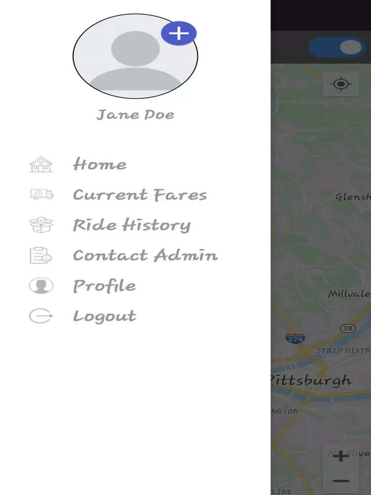 Capturas de tela do Cab-E-List Demand Deliveryboy iPad 