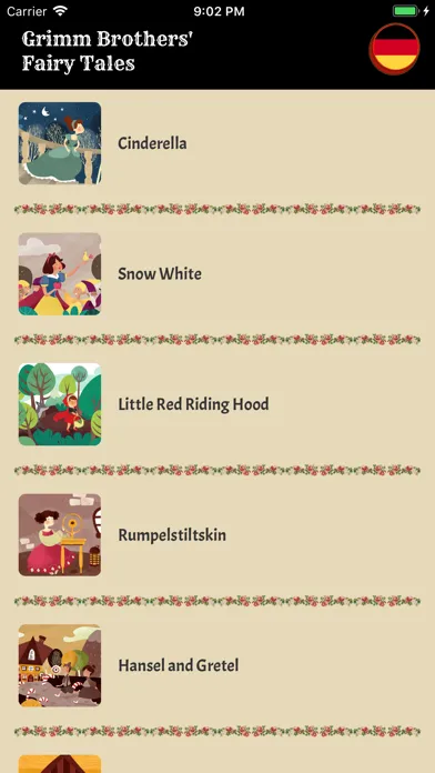 Ảnh chụp màn hình của Grimm Brothers' Fairy Tales
