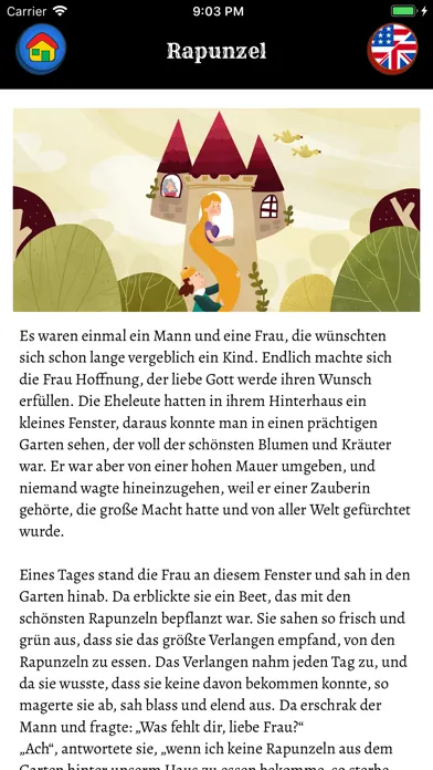 Ảnh chụp màn hình của Grimm Brothers' Fairy Tales