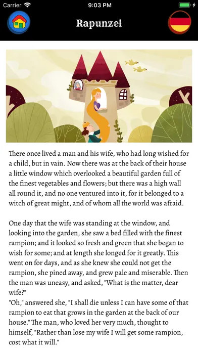 Ảnh chụp màn hình của Grimm Brothers' Fairy Tales