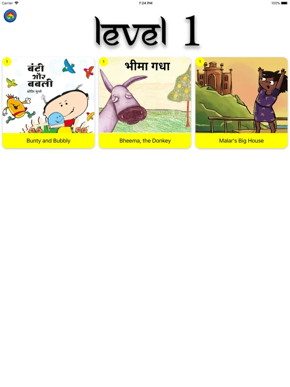 Stories in Hindi and English iPad  سکرین شاٹس
