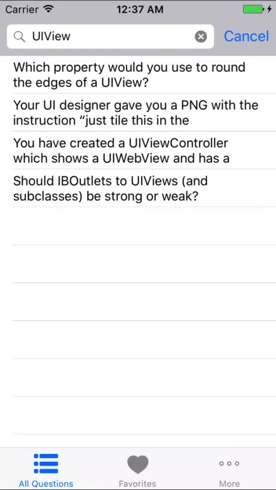Interview Help for Objective C应用截图