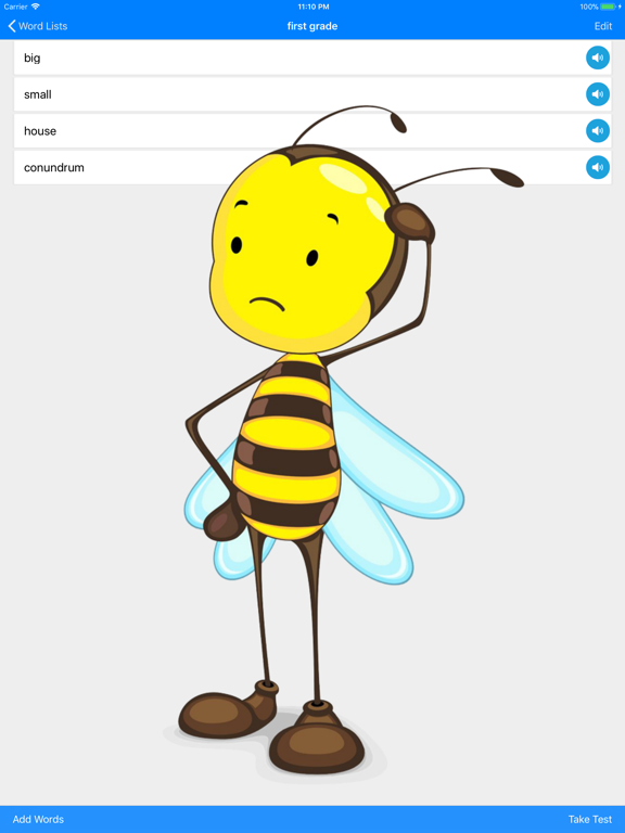 ภาพหน้าจอของ Spelling Bee Trainer iPad 