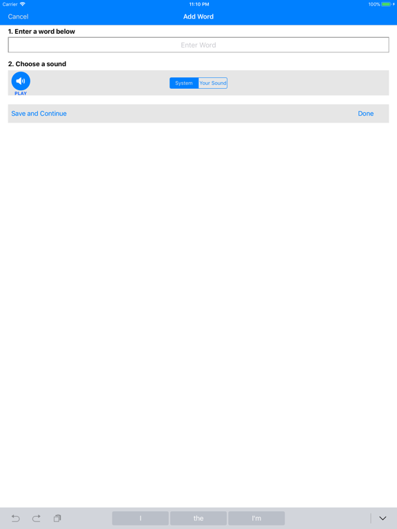 ภาพหน้าจอของ Spelling Bee Trainer iPad 