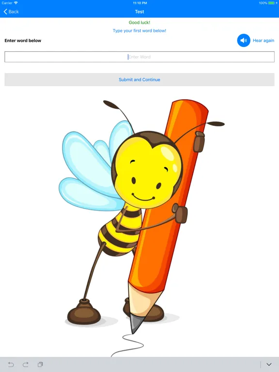 Spelling Bee Trainer iPad 應用截圖