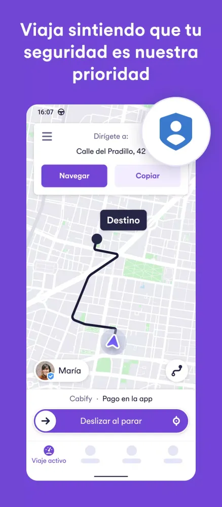 Cabify Driver Screenshots