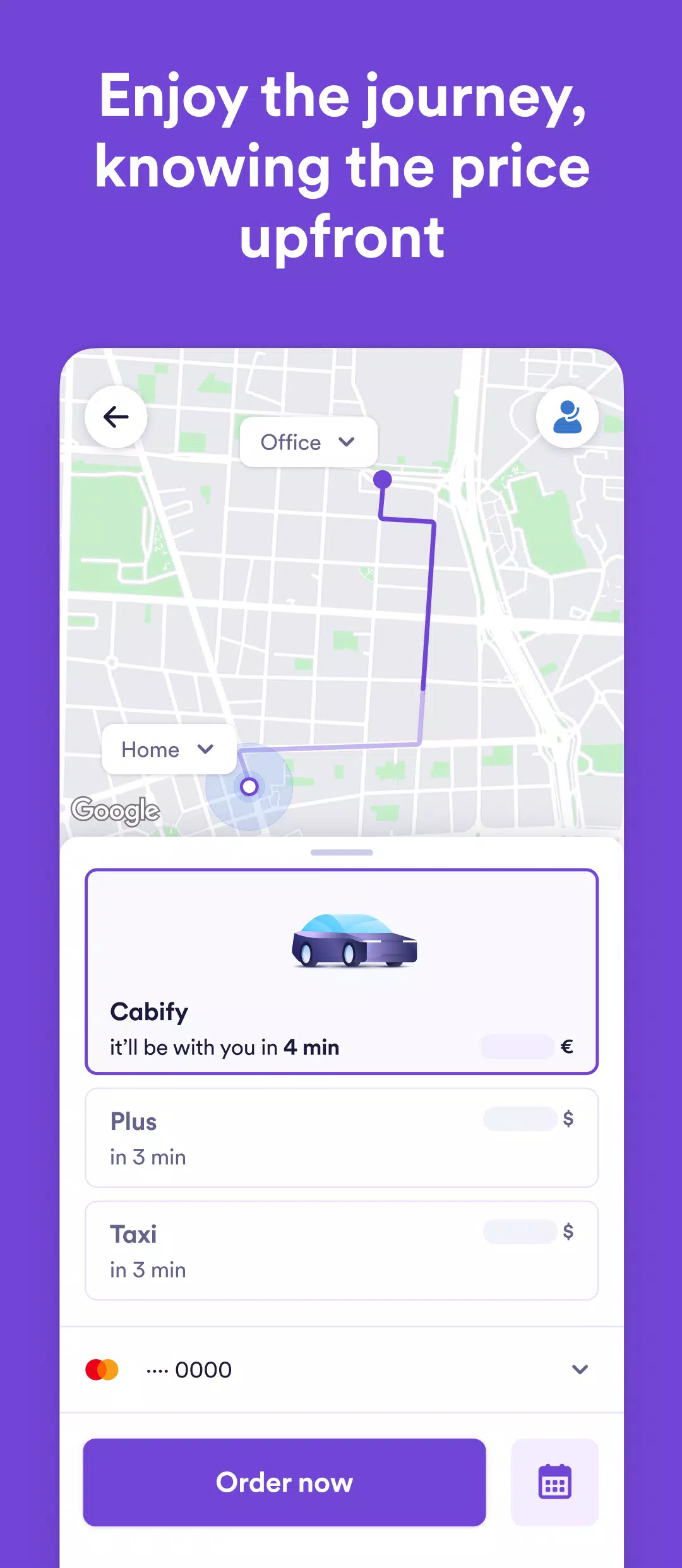 Cabify Screenshots