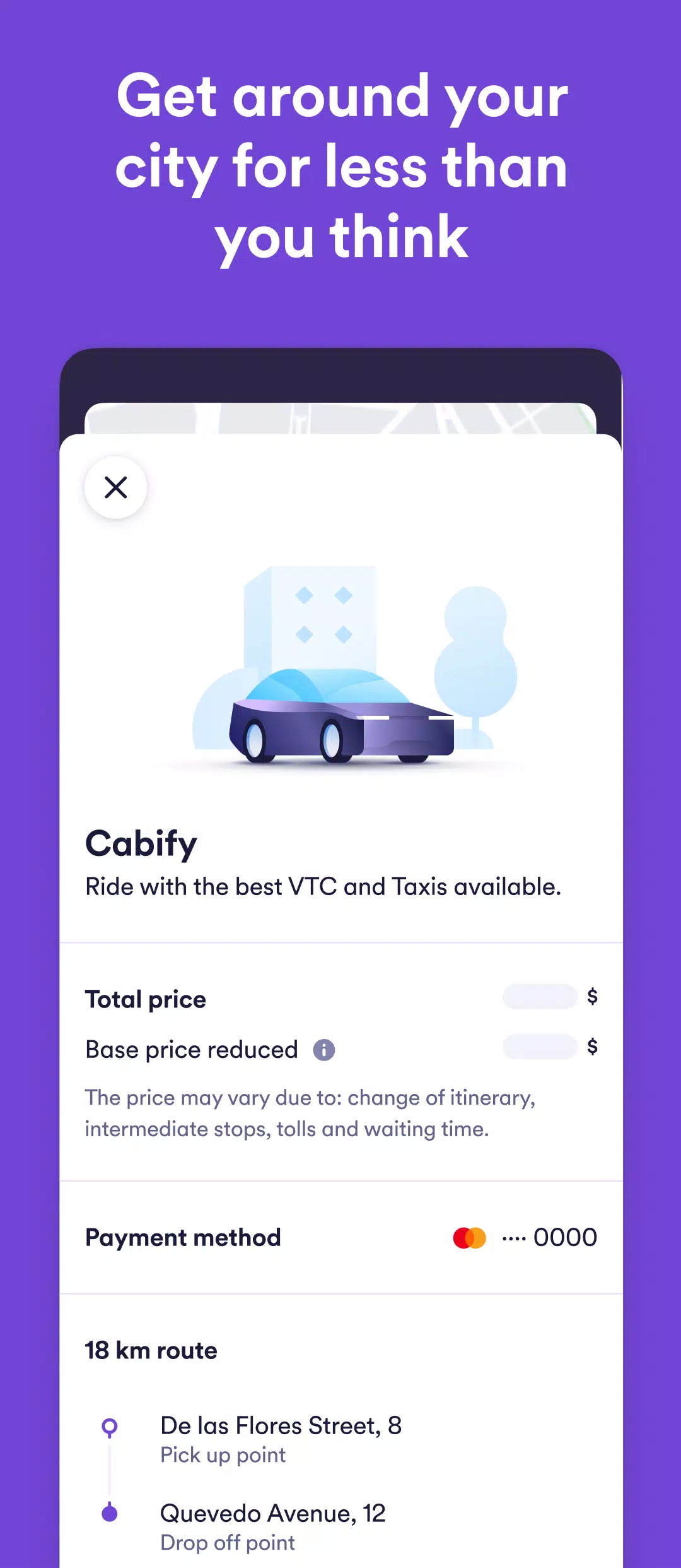Cabify Screenshots