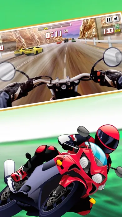 ภาพหน้าจอของ Motorcycle Rider - car game