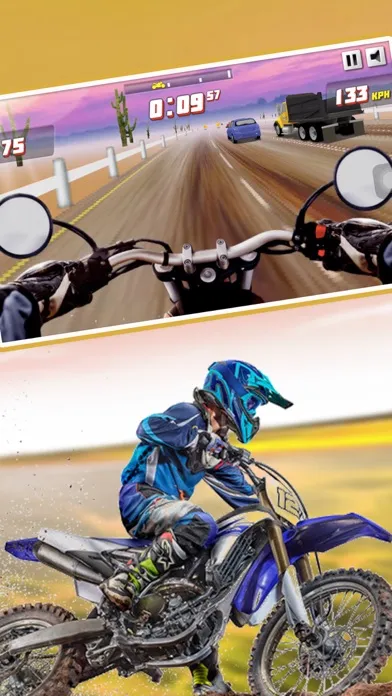 ภาพหน้าจอของ Motorcycle Rider - car game