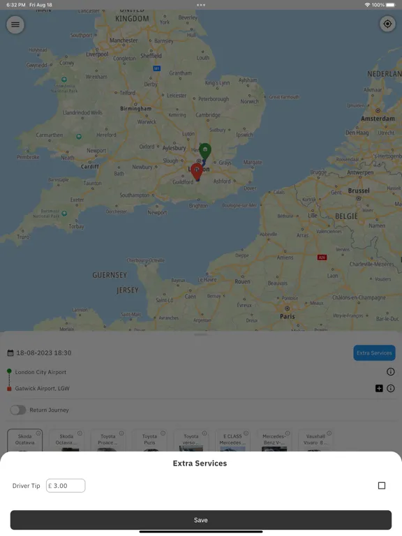 Thurrock TAXI iPad  스크린샷