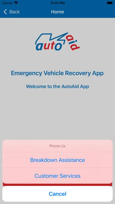 Screenshot di AutoAid Breakdown