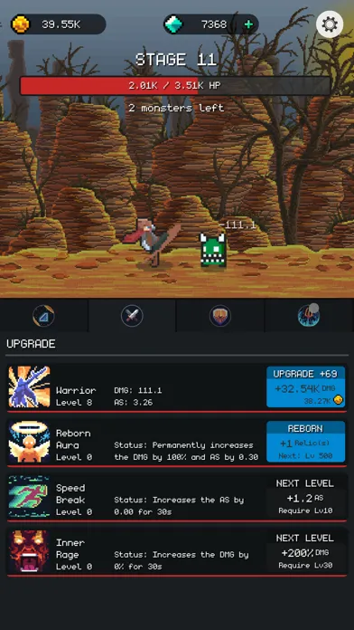 Dungeon Gates: Idle RPG应用截图