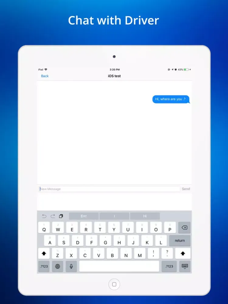 CabTrack iPad  Screenshots