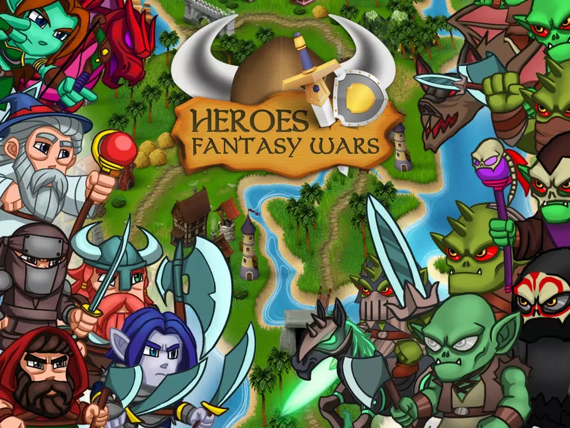 Captures d'écran de Heroes TD: Fantasy Wars iPad 