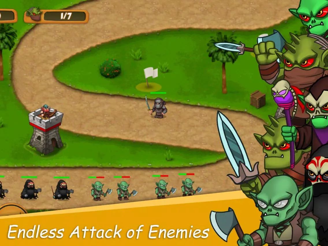 Captures d'écran de Heroes TD: Fantasy Wars iPad 
