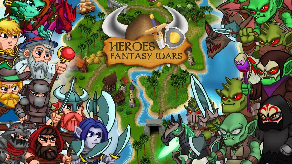 Captures d'écran de Heroes TD: Fantasy Wars