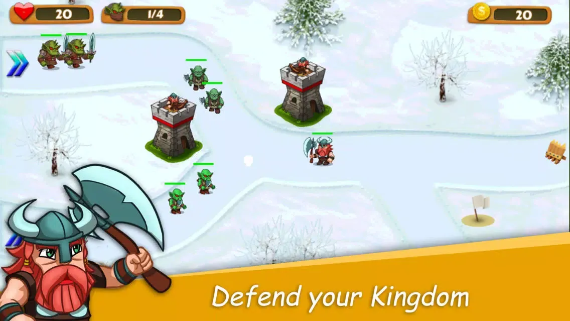 Captures d'écran de Heroes TD: Fantasy Wars