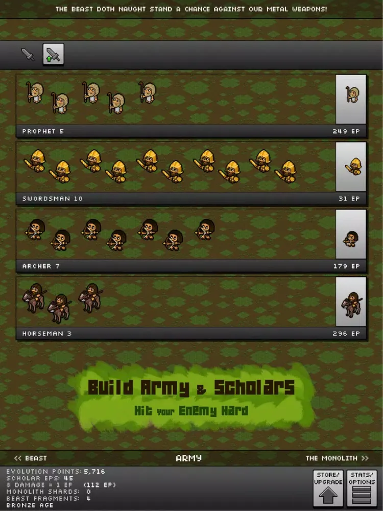 The Monolith - Tap Attack the Monster iPad  سکرین شاٹس