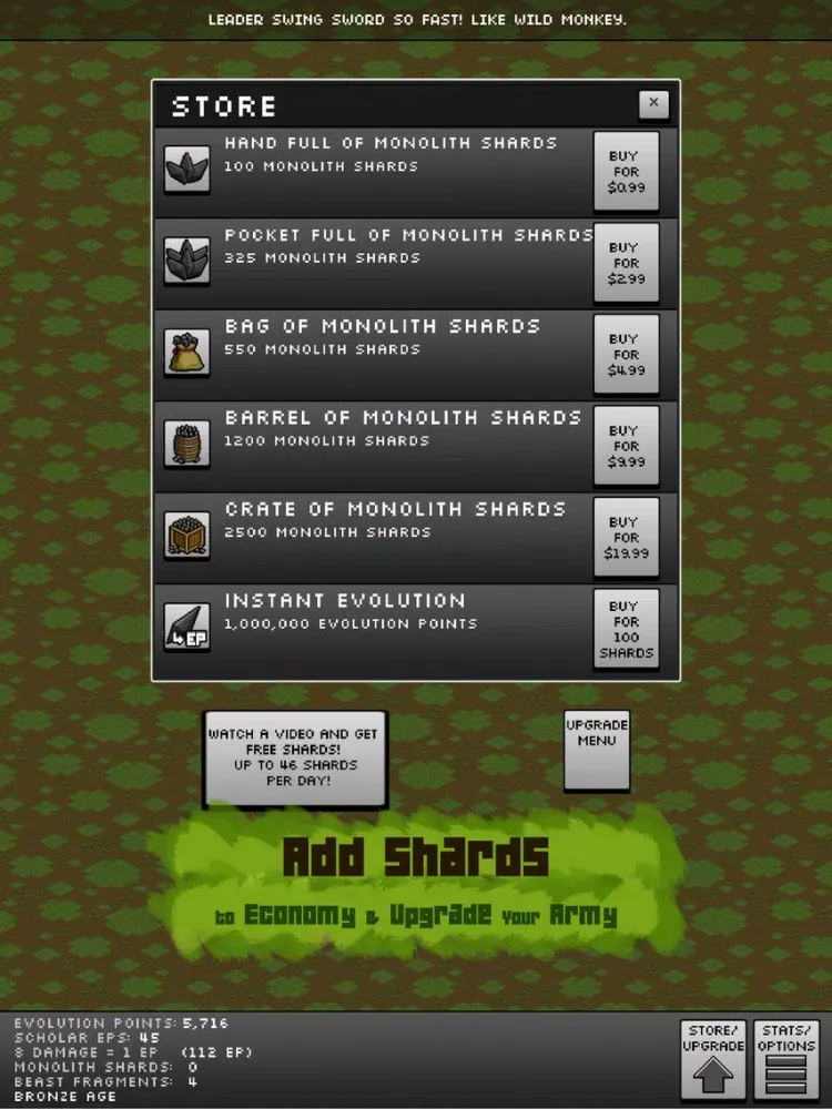 The Monolith - Tap Attack the Monster iPad  سکرین شاٹس