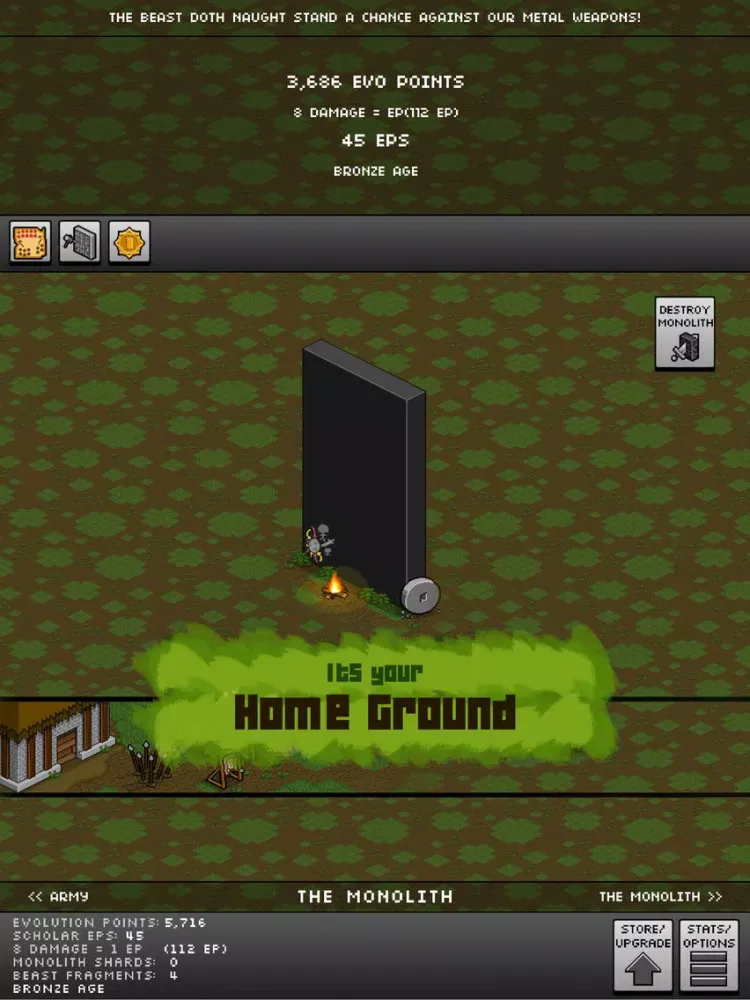 The Monolith - Tap Attack the Monster iPad  سکرین شاٹس