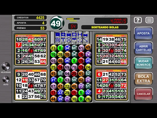 Capturas de tela do Megaball Video Bingo iPad 