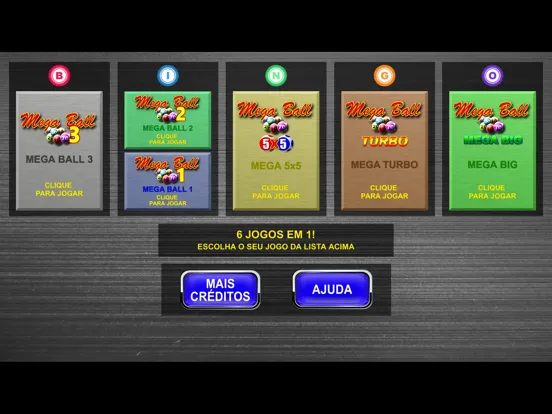 Capturas de tela do Megaball Video Bingo iPad 